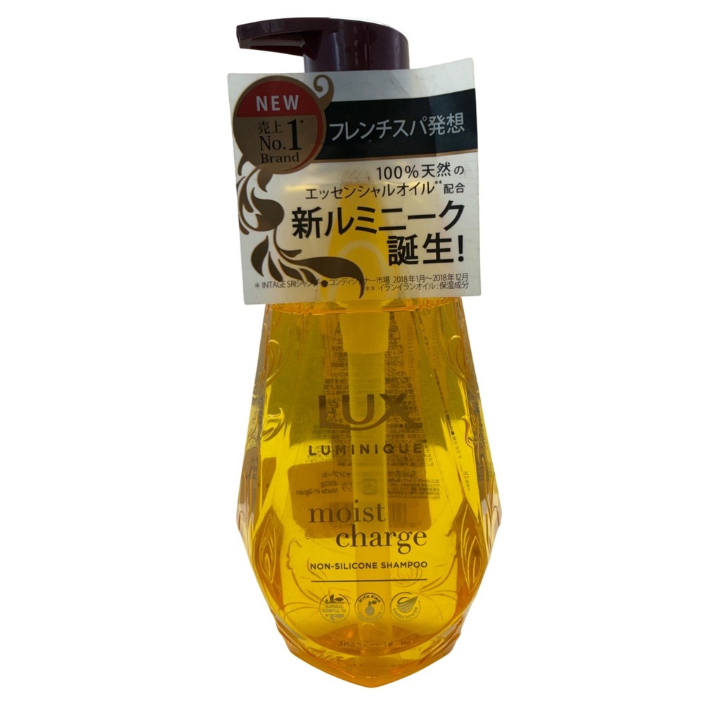 Lux Luminique Moist Charge Non-Silicone Shampoo 16.9oz 450g Made in Japan